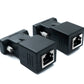 SYSTEM-S Ethernet VGA over IP Konverter VGA Stecker & Buchse zu LAN RJ45 Buchse 20m Reichweite