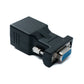 SYSTEM-S Ethernet VGA over IP Konverter VGA Stecker & Buchse zu LAN RJ45 Buchse 20m Reichweite