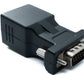 SYSTEM-S Ethernet VGA over IP Konverter VGA Stecker & Buchse zu LAN RJ45 Buchse 20m Reichweite