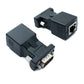 SYSTEM-S Ethernet VGA over IP Konverter 2x VGA Stecker zu LAN RJ45 Buchse 20m Reichweite