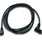 SYSTEM-S Audio Kabel 180 cm Mono TS 6.35 mm Klinke Stecker zu 3,5 mm Stecker Winkel