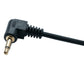 SYSTEM-S Audio Kabel 180 cm Mono TS 6.35 mm Klinke Stecker zu 3,5 mm Stecker Winkel