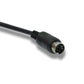 SYSTEM-S S-Video cable 150 cm DIN 10 pin male to male in black