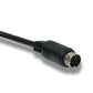 SYSTEM-S S-Video cable 150 cm DIN 10 pin male to male in black