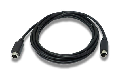 SYSTEM-S S-Video cable 180 cm DIN 4-pin male to male in black