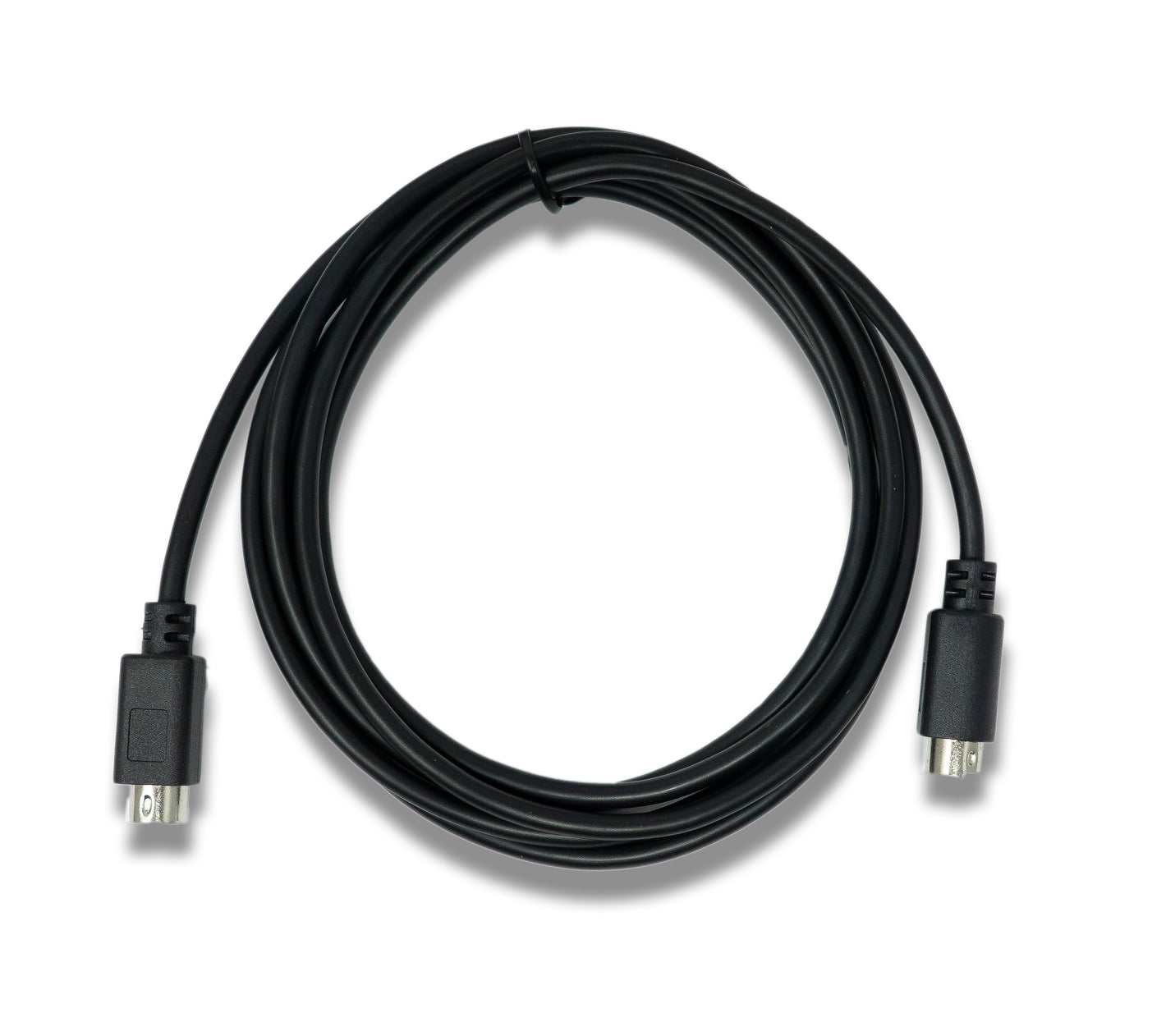 SYSTEM-S S-Video Kabel 3 m Din 4 Pin Stecker zu Stecker in Schwarz