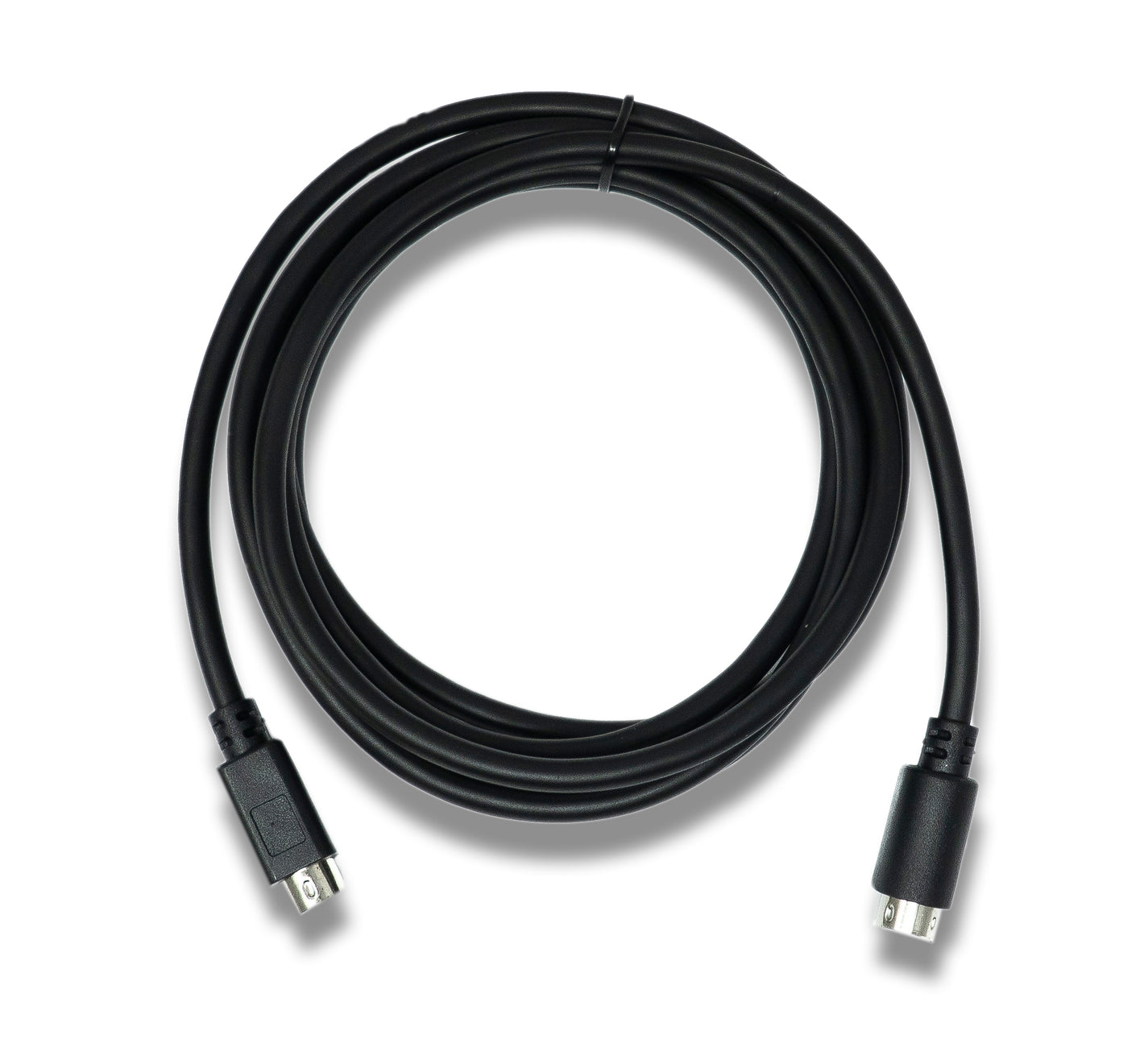 SYSTEM-S S-Video Kabel 180 cm Din 6 Pin Stecker zu Stecker in Schwarz