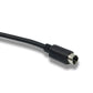 SYSTEM-S S-Video Kabel 180 cm Din 6 Pin Stecker zu Stecker in Schwarz