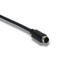 SYSTEM-S S-Video Kabel 180 cm Din 6 Pin Stecker zu Stecker in Schwarz