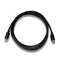 SYSTEM-S S-Video Kabel 180 cm Din 8 Pin Stecker zu Stecker in Schwarz