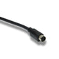 SYSTEM-S S-Video Kabel 180 cm Din 8 Pin Stecker zu Stecker in Schwarz