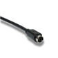 SYSTEM-S S-Video Kabel 180 cm Din 8 Pin Stecker zu Stecker in Schwarz