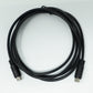 SYSTEM-S S-Video Kabel 180 cm Din 9 Pin Stecker zu Stecker in Schwarz