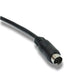 SYSTEM-S S-Video Kabel 180 cm Din 9 Pin Stecker zu Stecker in Schwarz