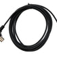 SYSTEM-S MIDI Kabel 3 m Din 5 Pin Stecker zu 3,5 mm Klinke Stecker AUX Winkel