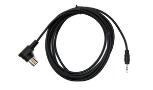 SYSTEM-S MIDI Kabel 3 m Din 5 Pin Stecker zu 3,5 mm Klinke Stecker AUX Winkel