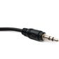 SYSTEM-S MIDI Kabel 3 m Din 5 Pin Stecker zu 3,5 mm Klinke Stecker AUX Winkel