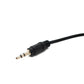 SYSTEM-S MIDI Kabel 50 cm Din 5 Pin Stecker zu 3,5 mm Klinke Stecker AUX Winkel