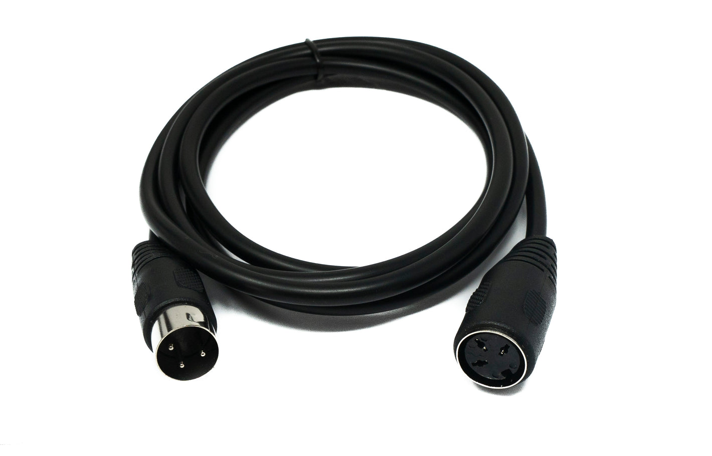 SYSTEM-S S-Video Kabel 150 cm Din 3 Pin Stecker zu Buchse in Schwarz