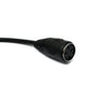 SYSTEM-S S-Video Kabel 3 m Din 3 Pin Stecker zu Buchse in Schwarz