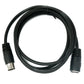 SYSTEM-S S-Video cable 150 cm DIN 4-pin male to female in black