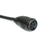 SYSTEM-S S-Video cable 150 cm DIN 4-pin male to female in black