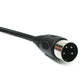 SYSTEM-S S-Video cable 150 cm DIN 4-pin male to female in black