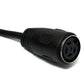 SYSTEM-S S-Video Kabel 300 cm Din 4 Pin Stecker zu Buchse in Schwarz