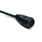 SYSTEM-S S-Video Kabel 50 cm Din 4 Pin Stecker zu Buchse in Schwarz