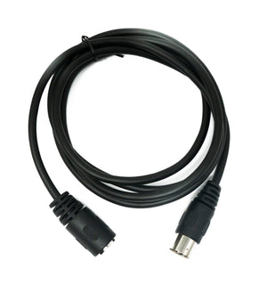 SYSTEM-S S-Video Kabel 150 cm Din 6 Pin Stecker zu Buchse in Schwarz