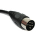 SYSTEM-S S-Video cable 150 cm DIN 6-pin male to female in black