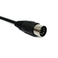 SYSTEM-S S-Video cable 150 cm DIN 7 pin male to female in black