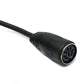 SYSTEM-S S-Video cable 150 cm DIN 8 pin male to female in black