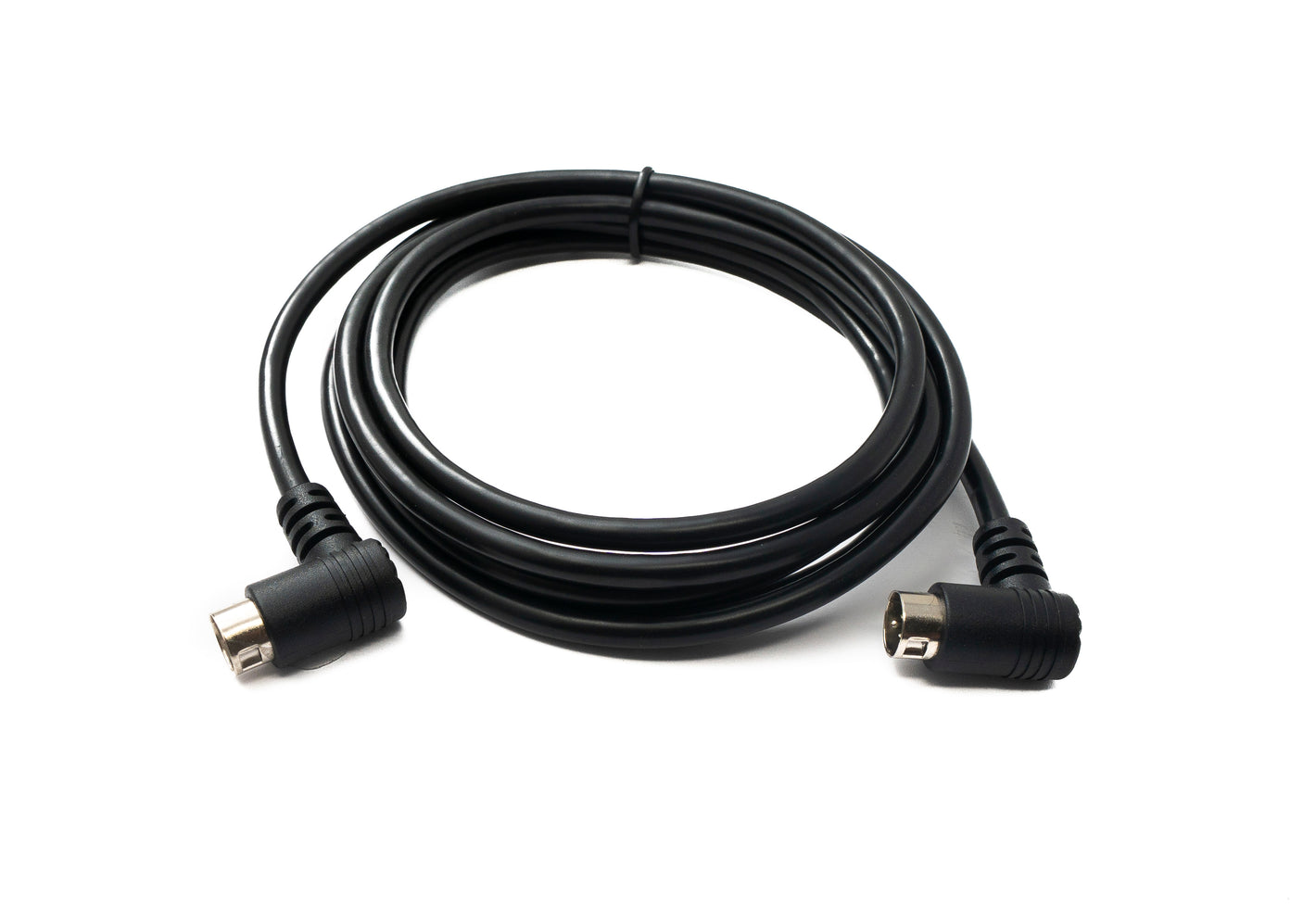 SYSTEM-S S-Video Kabel 180 cm Din 4 Pin Stecker zu Stecker Dual Winkel