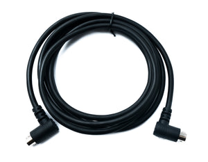 SYSTEM-S S-Video Kabel 180 cm Din 6 Pin Stecker zu Stecker Dual Winkel