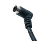 SYSTEM-S S-Video Kabel 180 cm Din 6 Pin Stecker zu Stecker Dual Winkel