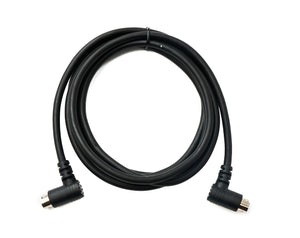 SYSTEM-S S-Video Kabel 180 cm Din 7 Pin Stecker zu Stecker Dual Winkel