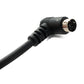 SYSTEM-S S-Video Kabel 180 cm Din 7 Pin Stecker zu Stecker Dual Winkel