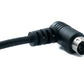 SYSTEM-S S-Video Kabel 180 cm Din 9 Pin Stecker zu Stecker Dual Winkel