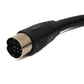 SYSTEM-S S-Video Cable 150 cm DIN 13 Pin Male to Male Black