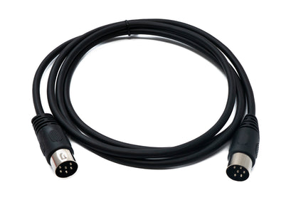 SYSTEM-S S-Video Cable 150 cm DIN 6 Pin Male to Male Black