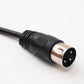 SYSTEM-S S-Video Cable 150 cm DIN 3 Pin Male to Male Black