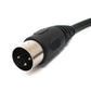 SYSTEM-S S-Video Cable 150 cm DIN 3 Pin Male to Male Black