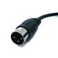 SYSTEM-S S-Video Kabel 5 m Din 3 Pin Stecker zu Stecker Schwarz