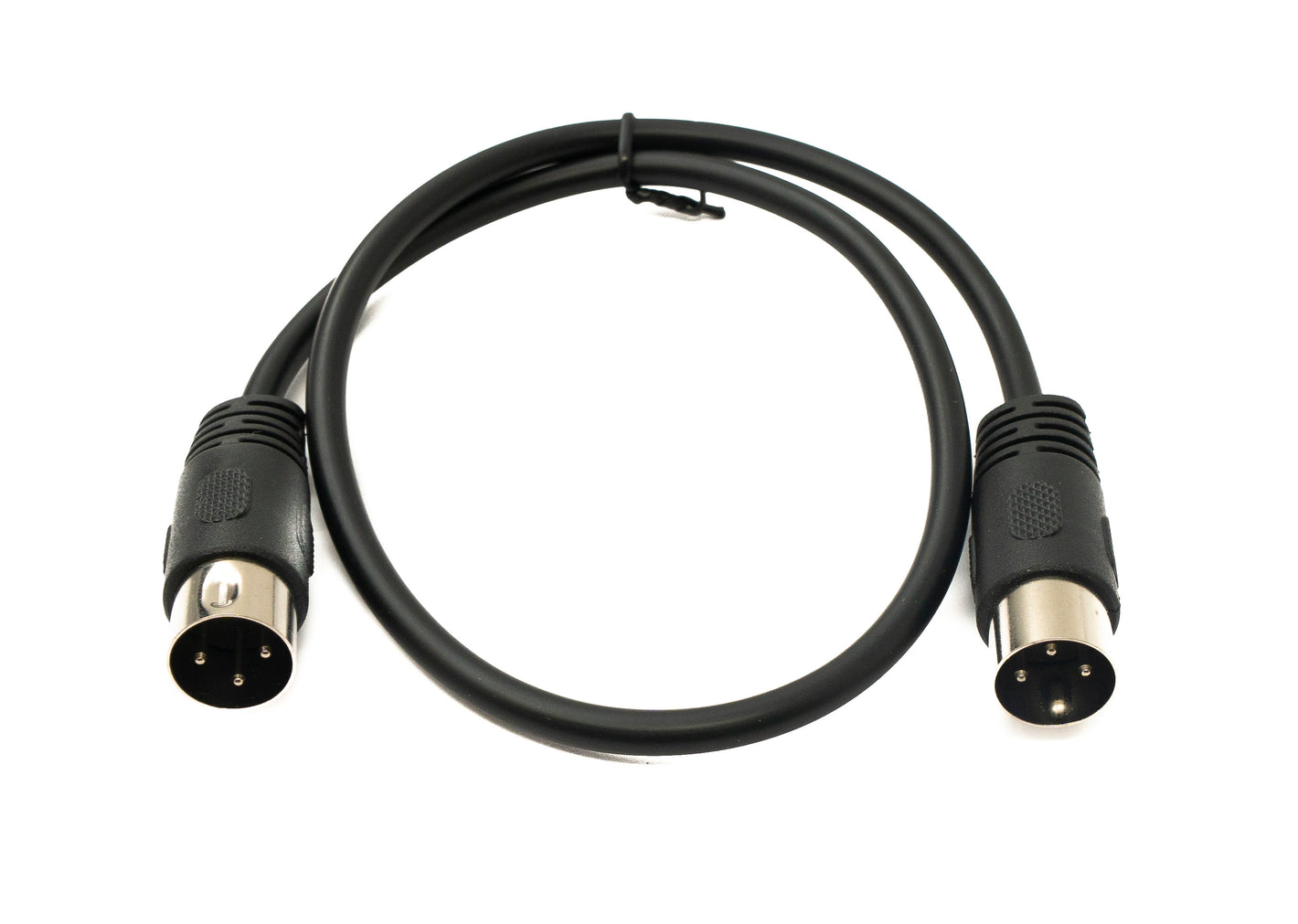 SYSTEM-S S-Video Kabel 50 cm Din 3 Pin Stecker zu Stecker Schwarz