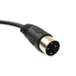 SYSTEM-S S-Video Kabel 50 cm Din 3 Pin Stecker zu Stecker Schwarz
