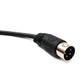 SYSTEM-S S-Video Kabel 100 cm Din 4 Pin Stecker zu Stecker Schwarz
