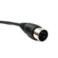 SYSTEM-S S-Video Kabel 100 cm Din 4 Pin Stecker zu Stecker Schwarz
