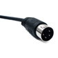 SYSTEM-S S-Video Kabel 150 cm Din 4 Pin Stecker zu Stecker Schwarz