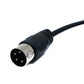 SYSTEM-S S-Video Kabel 150 cm Din 4 Pin Stecker zu Stecker Schwarz